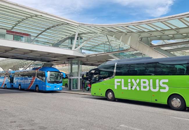 Rede Expressos y FlixBus en Lisboa