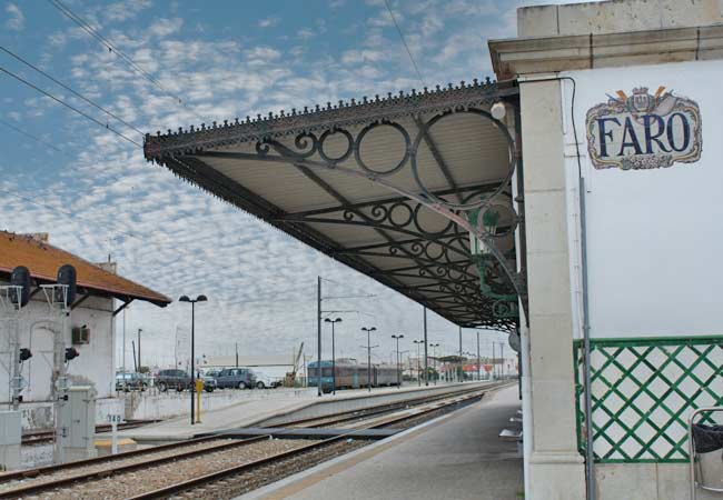 La estación de tren de Faro