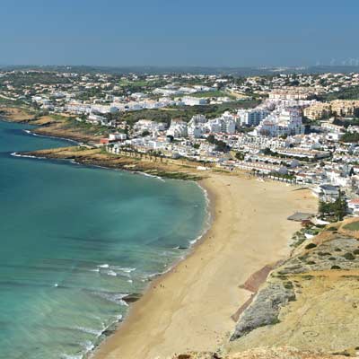 Praia da Luz falaises