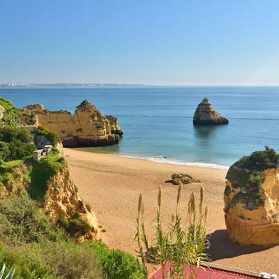 Praia de Dona Ana  lagos 