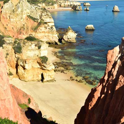 Ponta da Piedade coastline beach lagos