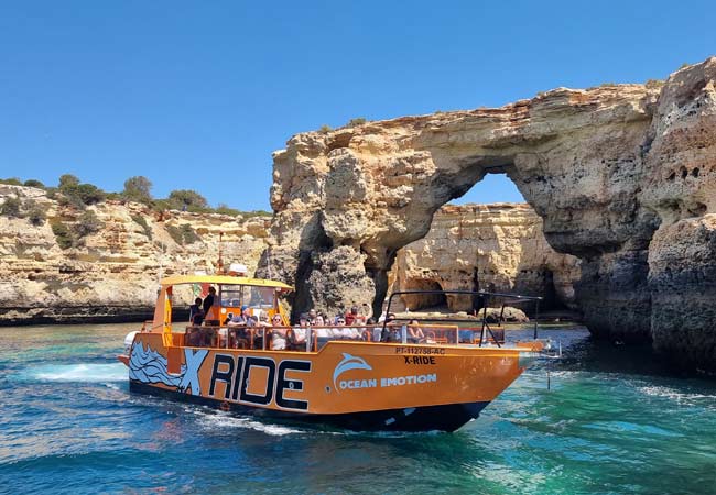 Albufeira balades en bateau