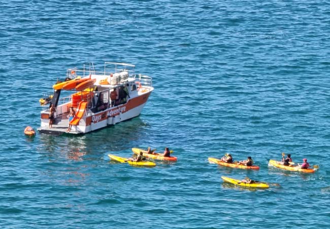 Das Boot der Kajak-Tour