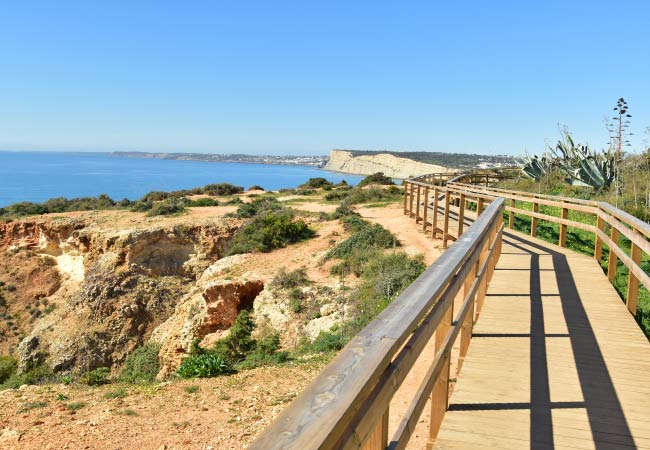 Holzsteg der Ponta da Piedade