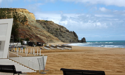 Il lungomare di Praia de Luz